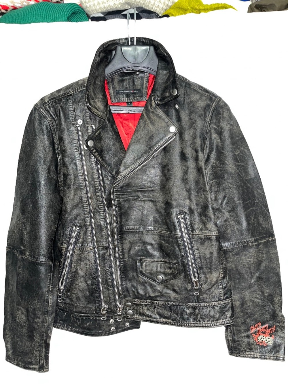 John Varvatos leather jacket
